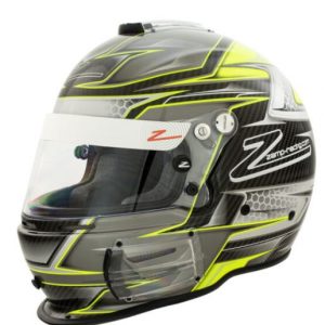 Zamp RZ 44CE Carbon Green SA-2015/Snell Racing Helmet